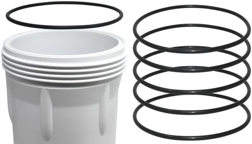 AppliaFit Paquete de 6 juntas tóricas compatibles con GE HHRING. Se adapta a los modelos de filtración para todo el hogar GXWH30C, GXWH35F, GXWH38F,