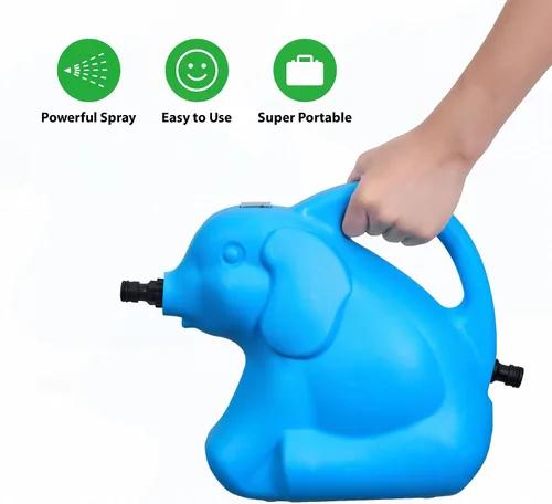 Miniatura 6 de Bomba de agua portátil con rociador de 5 modos, bomba de manguera de jardín alimentada por batería para riego de plantas, lavado de perros