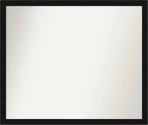 Miniatura 117 de Amanti Art Espejo de baño negro para sobre fregadero, 22 x 22 pulgadas, espejo de tocador cuadrado estrecho negro Avon, marco de madera casual