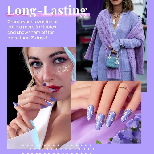 Miniatura 131 de Beetles - Esmalte de uñas de gel marrón – 0.5 onzas líquidas de esmalte de gel marrón oscuro, lámpara LED UV para uñas, regalo de manicura para I