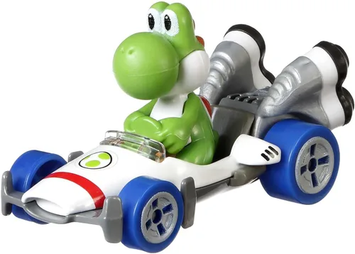 Miniatura 7 de Colección de Vehículos de Réplica Fundidos a Presión Hot Wheels Mario Kart a Escala 1:64, Juguetes Coleccionables