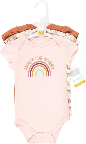 Miniatura 365 de Hudson Baby baby-girls Cotton Bodysuits 3-pack