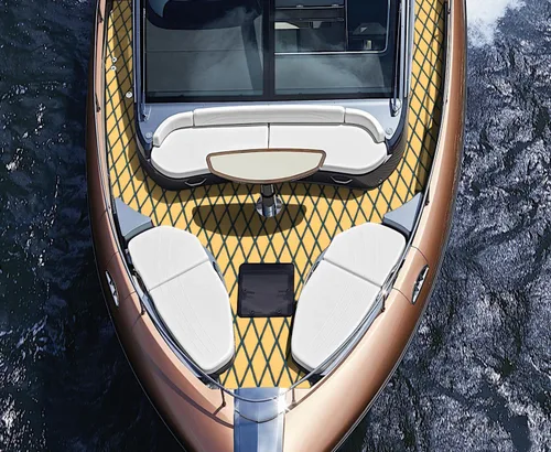 Miniatura 73 de Suelo de Barco de Espuma EVA Cubierta Marina Antideslizante Autoadhesivo para Lancha Motora Barco de Pesca RV Yate Kayak Piscina gris oscuro y azul.