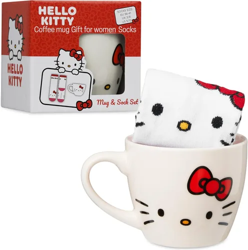 Miniatura 10 de Get Trend Juego de tazas de café y calcetines de Harry Potter, taza de cerámica de 11.5 onzas con calcetines altos, bonitos regalos para mujeres