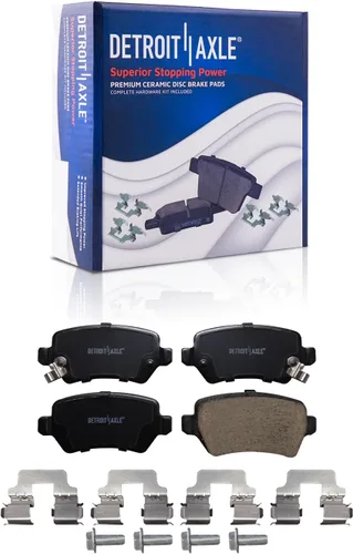 Miniatura 144 de Detroit Axle - Pastillas de freno traseras para Kia Sportage 2017-2022, Hyundai Tucson 2016-2021, pastillas de freno de cerámica 2018 2019 2020