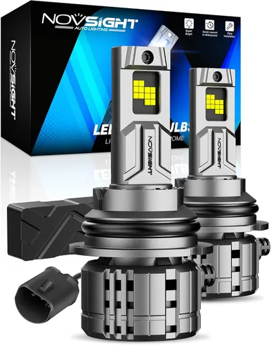 Miniatura 11 de NOVSIGHT Bombillas antiniebla H4/9003 88000LM, 900% bombillas antiniebla ultra brillantes, paquete de 2
