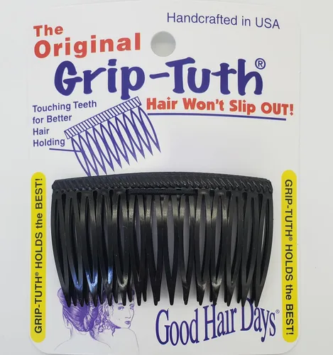Good Hair Days Peines Grip-Tuth - Peines laterales de 2 3/4 pulgadas, para todo tipo de cabello, accesorios decorativos y de peinado para mujer,