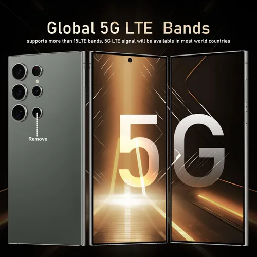Miniatura 3 de Teléfono I24 Ultra desbloqueado de 16+512 GB, bolígrafo integrado, batería de teléfono inteligente de 6800 mAh, pantalla HD de 6.82 pulgadas, Verde