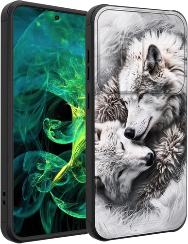 Miniatura 12 de Funda para Galaxy A16 5G con cubierta para cámara deslizante, resistente de doble capa, híbrida, a prueba de golpes, funda protectora resistente