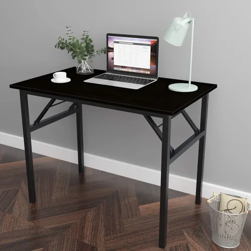 Miniatura 2 de LP-AC5YB-8040 - Escritorio pequeño de 31.4 pulgadas para espacio pequeño, mesa plegable pequeña, escritorio compacto, no necesita instalación
