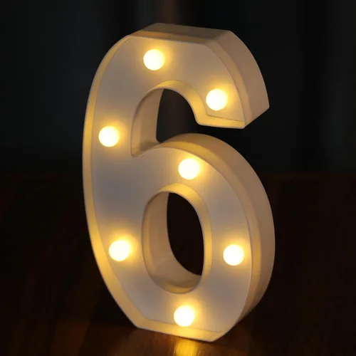Miniatura 16 de Letras Iluminadas, Luces de Letras LED 26 del Alfabeto, Letra Iluminada Decorativa, Letras de Marquesina LED que Funcionan con Pilas para Fiesta