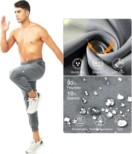 Miniatura 5 de NORTHYARD Pantalones deportivos para correr para hombre, ligeros, de secado rápido, para gimnasio, deportes activos, entrenamiento en pista