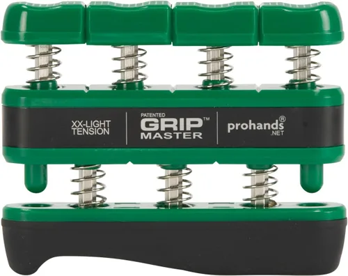 Miniatura 4 de Prohands Gripmaster - Ejercitador de mano (fortalecedor de agarre de mano), con resorte, sistema de pistón de dedos, aislamiento y ejercicio de cada