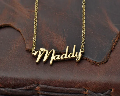 Miniatura 5 de Aoloshow Collar personalizado con nombre y pulsera hecha a medida con cualquier nombre, joyería de acero inoxidable para mujeres y mamás