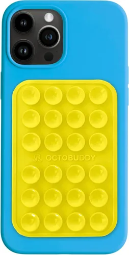 Miniatura 7 de OCTOBUDDY Classic MAX - Funda adhesiva de silicona con succión para teléfono - Manos libres, soporte de agarre fuerte para selfies y videos - Crema