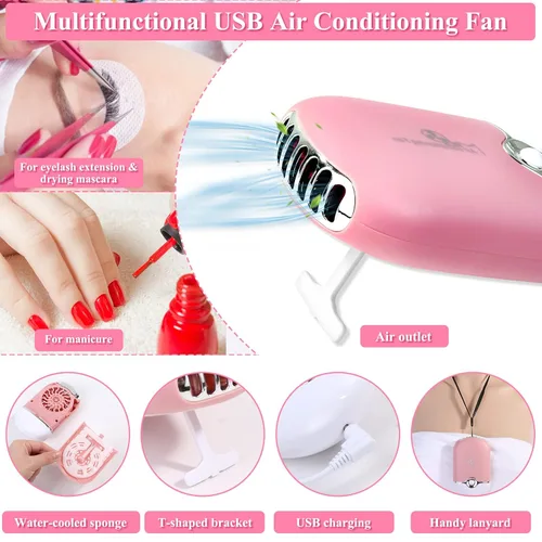 Miniatura 4 de Kit de extensión de pestañas para principiantes, kit profesional de extensión de pestañas con todo: cabeza de maniquí de pestañas, pestañas