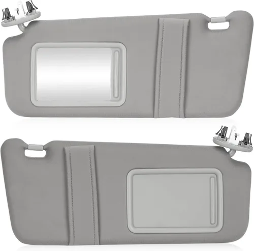 Miniatura 8 de Parasol para el lado izquierdo del conductor y del pasajero derecho con techo corredizo y luz para Toyota Camry 2007 2008 2009 2010 2011, repuesto