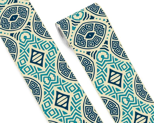 Miniatura 23 de FLFK Adhesivos de Azulejos de Borde de Pared Despegar y Pegar Papel Tapiz de Borde para Salpicadero de Cocina Baño Cuarto de Ducha, 4"x240