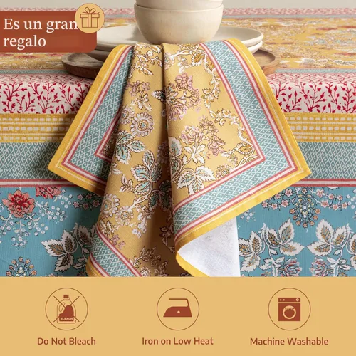 Miniatura 5 de Maison d' Hermine Marquise - Juego de 4 servilletas 100% algodón suave y cómodo perfectas para cenas familiares, bodas, fiestas de cóctel, cocina