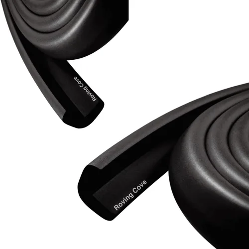 Miniatura 16 de Roving Cove HeftyFit - Protector de borde para prueba de bebés (solo borde grande de 6 pies), protectores de parachoques de bordes de espuma de goma