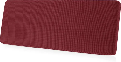 Miniatura 50 de CHUN YI - Funda elástica de cojín para sofá biplaza, funda de asiento de sofá con tela jacquard de elastano (mediana, color marfil blanco)