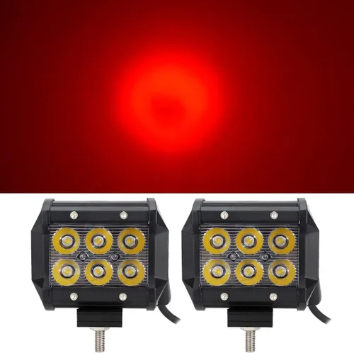 Miniatura 15 de Barra de luz LED verde todoterreno de 36 W, 7 pulgadas, luces antiniebla impermeables para furgoneta, camioneta, camión, ATV, UTV, SUV, camión