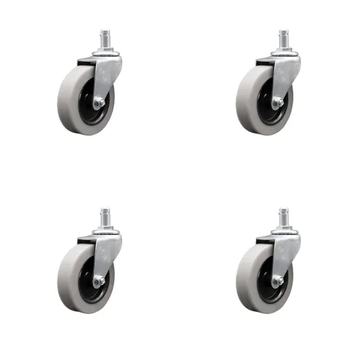 Miniatura 21 de Service Caster Marca – Compatible con/reemplazo para – Carritos de limpieza de conserje – Se adapta a la mayoría de carritos de limpieza Rubbermaid