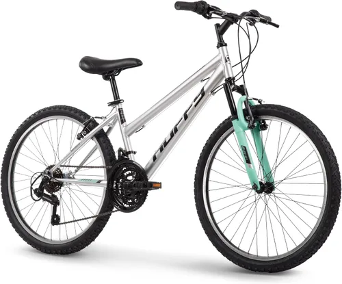 Miniatura 19 de Huffy Bicicleta de montaña Stone para hombres y mujeres, 20"/24"/26", 6 velocidades (20") o 21 velocidades, suspensión delantera o doble (varía)
