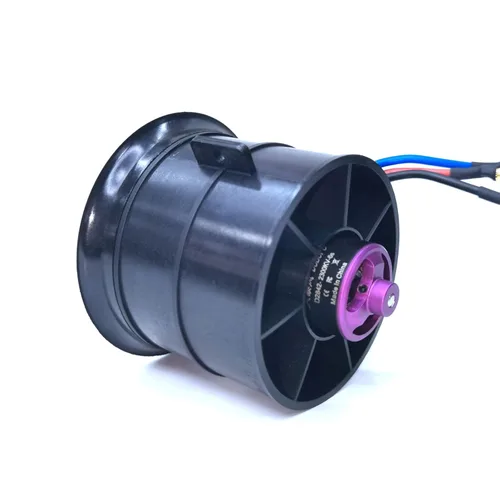 EDF 2.756 in 6S 2300KV 12 aspas 25.2V ventilador eléctrico conducido, Hobby RC Jet Engine Hélice, Piezas del motor de coche RC, Motor sin escobillas