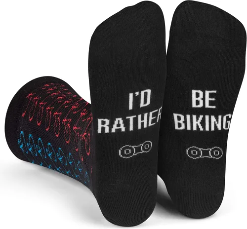 I'd Rather Be - Calcetines divertidos para hombres y mujeres, regalos para golf, caza, camping, senderismo, esquí, lectura, deportes y mucho más