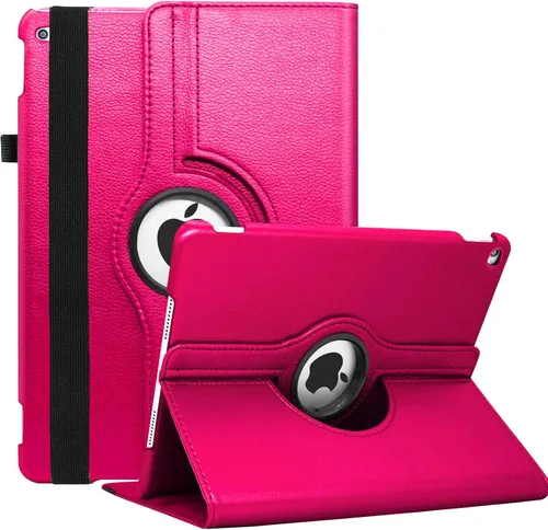 Miniatura 13 de Funda giratoria para iPad de 9.7 pulgadas 2018 2017 / Funda para iPad Air 2 - Funda protectora con soporte giratorio de 360 grados y función