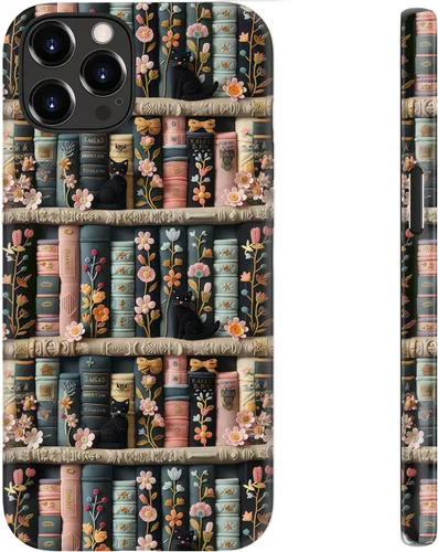 Miniatura 75 de bemal Funda para iPhone 12 Mini, estética, vintage, floreciente, peonía, concha, femenina, compatible con MagSafe, moderna, única, moderna, moderna