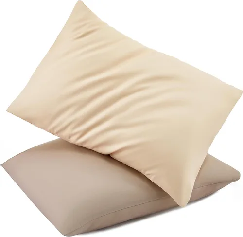 Miniatura 18 de TILLYOU Paquete de 2 fundas de almohada para niños pequeños con cierre de sobre, microfibra suave y sedosa de 13 x 18 pulgadas, fundas de almohada