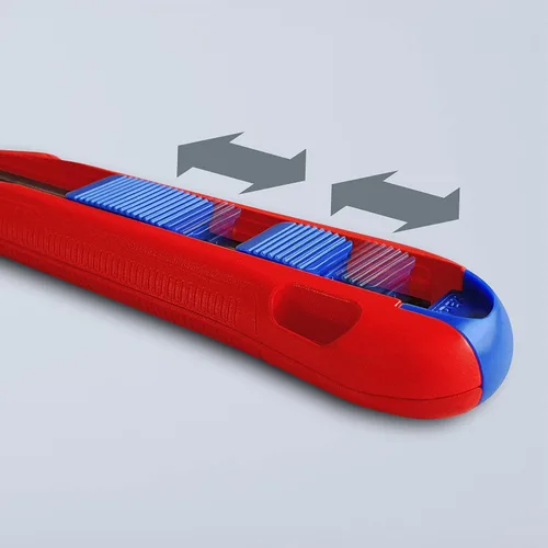 Miniatura 7 de KNIPEX Tools CutiX Cuchillo universal a presión, 6-1/2 pulgadas, rojo/azul