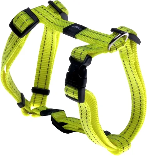Miniatura 4 de Arnés reflectante ajustable para perros pequeños a medianos; collar y correa a juego disponibles, negro