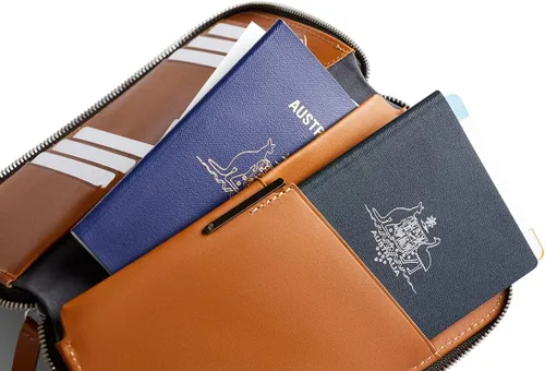 Miniatura 3 de Bellroy Folio de Viajes Segunda Edición, Caramelo, Compacto