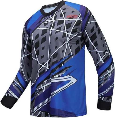 Hotlion Camiseta de ciclismo para hombre, manga larga, MTB Motocross, ropa de carreras todoterreno