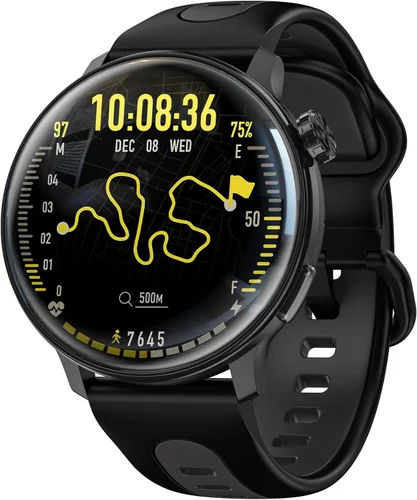 Reloj inteligente para hombres y mujeres GPS, 1.43 pulgadas AMOLED Smartwatch con brújula/barómetro/altímetro 100+ rastreador de fitness deportivo