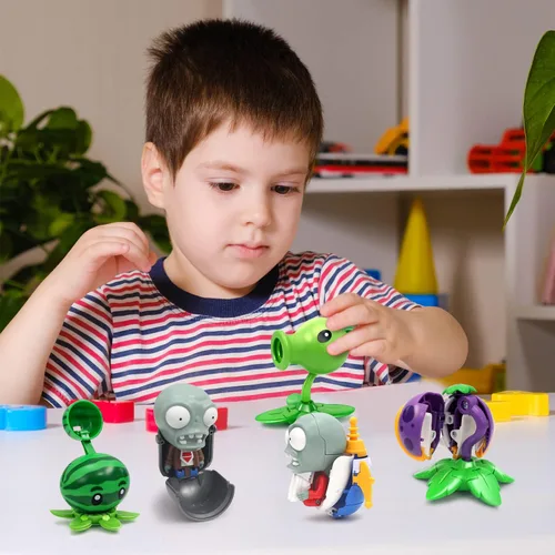 Miniatura 6 de Maikerry PVZ - Juego de figuras de acción – Juguetes ensamblados, juego de regalo, para fanáticos, fiestas, cumpleaños, juguetes para niños y niñas