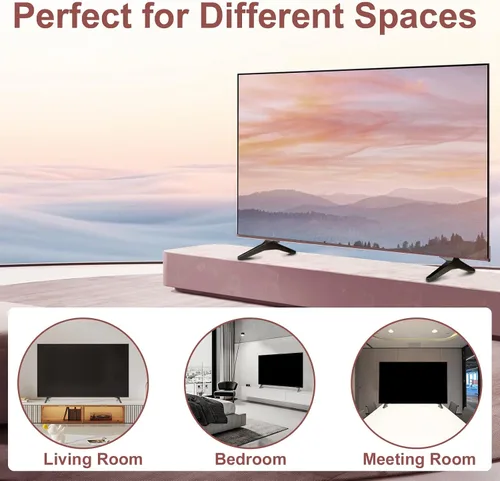 Miniatura 7 de Soporte de TV de 50 55 pulgadas 50UQ/55UQ Series para LG TV Legs para 50UQ8100 50UQ81006LB 50UQ7070 50UQ7070ZUE 55UQ7590 55UQ7590PUB MAM643660 patas