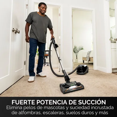 Miniatura 2 de Kenmore BC3006 Serie 400 - Aspiradora con contenedor y bolsa, segura para mascotas, ligera, diseño de 2 motores con rodillo eliminador de pelo