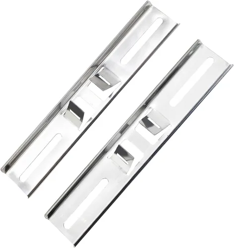 Miniatura 5 de 2 soportes de poste de letrero de 10 x 2 pulgadas con abrazadera ajustable para postes de 2 a 8 pulgadas de diámetro, soportes de montaje