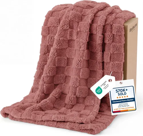 Miniatura 16 de Bedsure GentleSoft - Manta verde salvia para sofá, manta de forro polar a cuadros, regalos de Navidad para mujeres, hombres y niñas, bonita manta