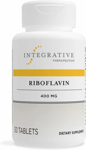 Integrative Therapeutics Riboflavina - Suplemento de vitamina B2 para apoyo energético celular* - Apoya la vitalidad y la producción de glóbulos