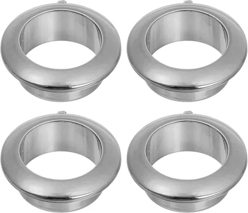 uxcell 4 ojales de nailon de 0.98 pulgadas (0.984 in), cubierta de agujero para cable de plástico, organizador de cables para gabinete de escritorio