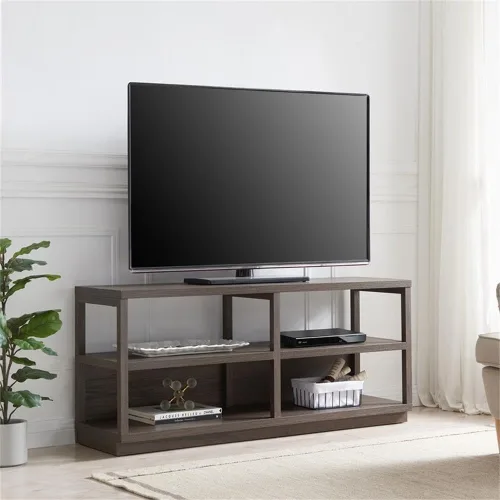 Miniatura 2 de Thalia - Soporte rectangular para TV de hasta 60" en color marrón aliso