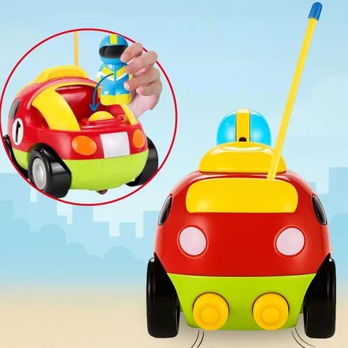 Miniatura 3 de Liberty Imports juguete de auto de carrera a radio control para niños pequeños caricaturas animadas (embalaje en inglés).