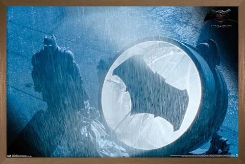 Miniatura 16 de Trends International Película DC Comics – Batman v Superman – Póster de pared de señal, 14.725 x 22.375 pulgadas, versión enmarcada de madera