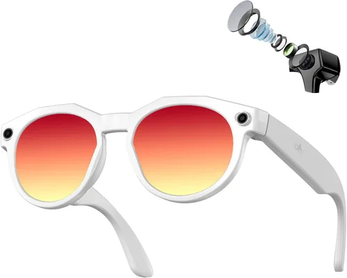 Miniatura 11 de Lentes inteligentes AI con cámara, video HD 4K de 8 MP y captura de fotos, traducción en tiempo real, gafas de grabación con asistente de IA, audio