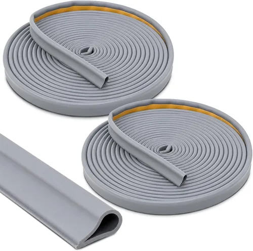Miniatura 23 de 2 piezas de junta adhesiva flexible de silicona de goma para fuego/humo para puerta ventana interior exterior comercial